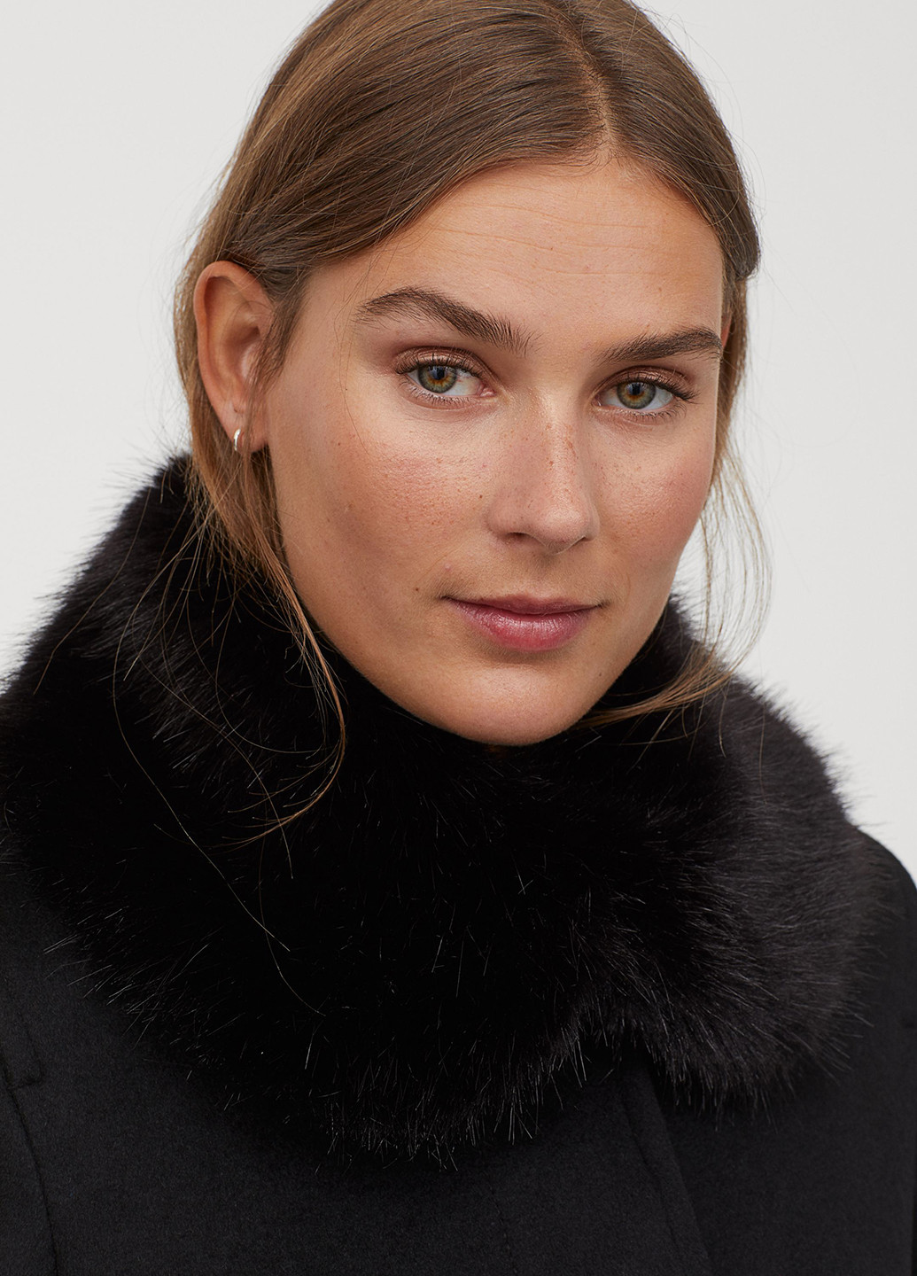 Чорне демісезонне Пальто оверсайз H&M