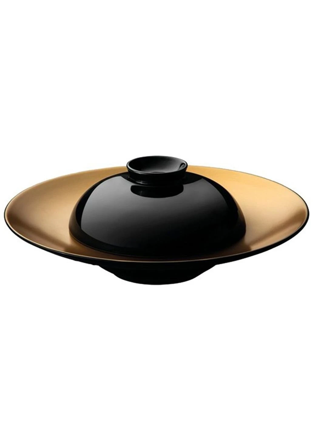 Тарелка для пасты с крышкой Gem 1698004 28 см черная BergHoff (253611024)