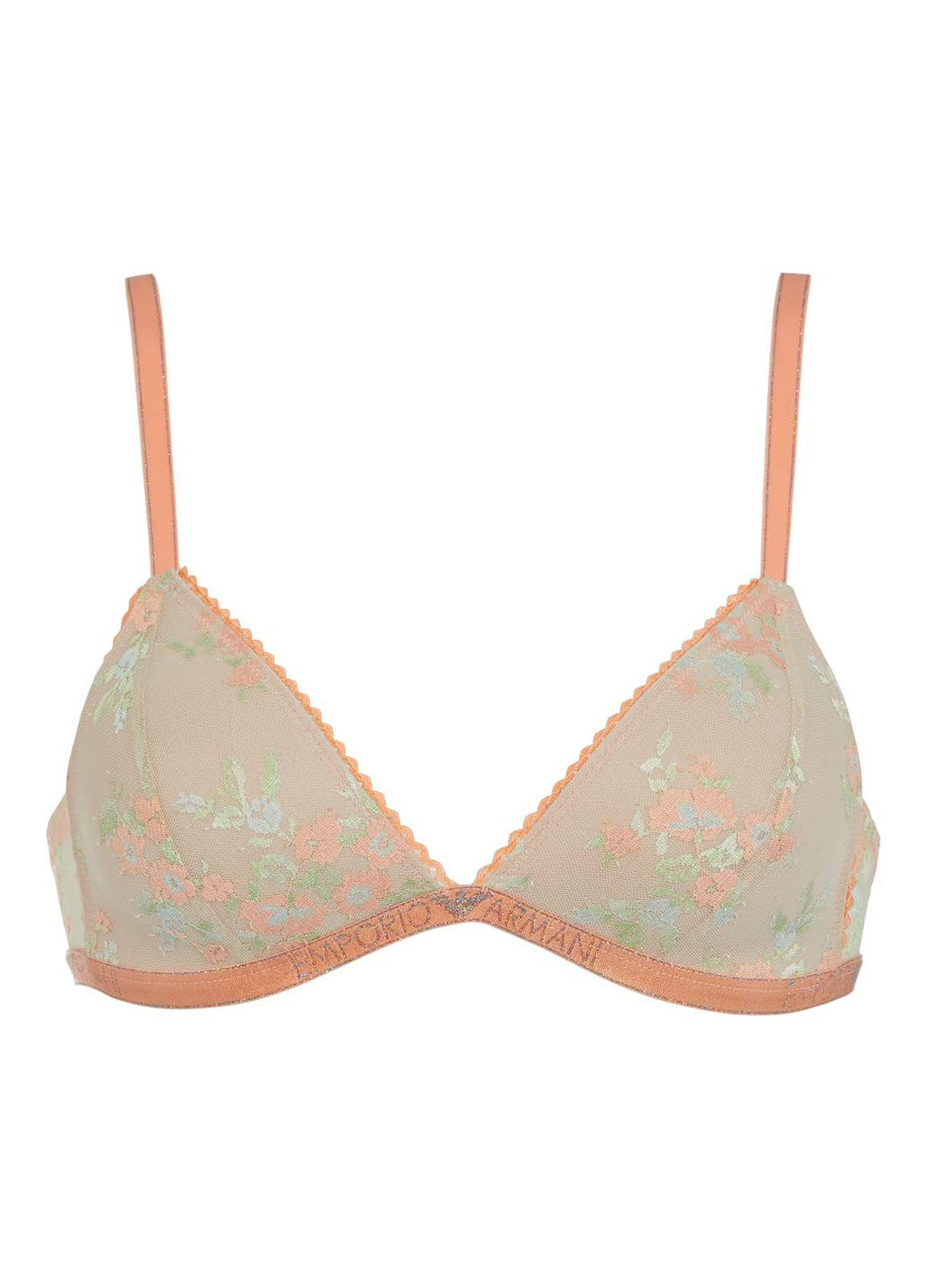 Оранжевый корбей бюстгальтер Emporio Armani полиамид
