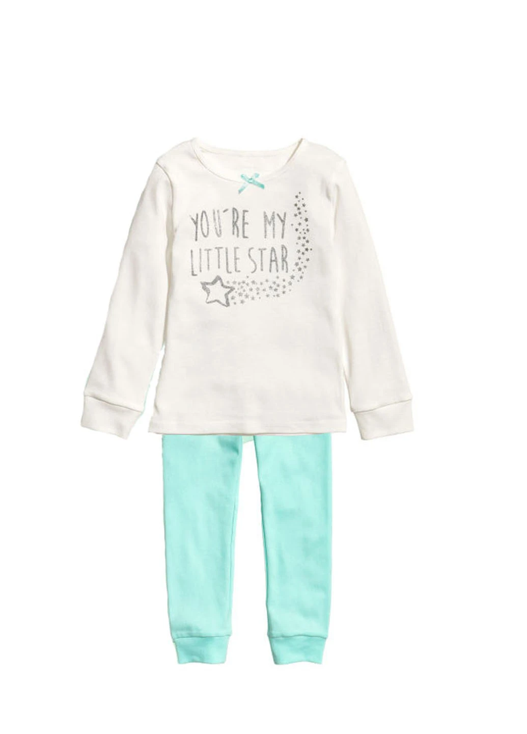Комбінована всесезон піжама (лонгслів, легінси) H&M