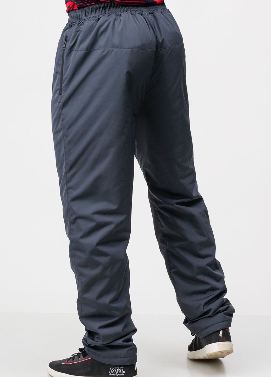 Темно-серые спортивные зимние прямые брюки SA-sport