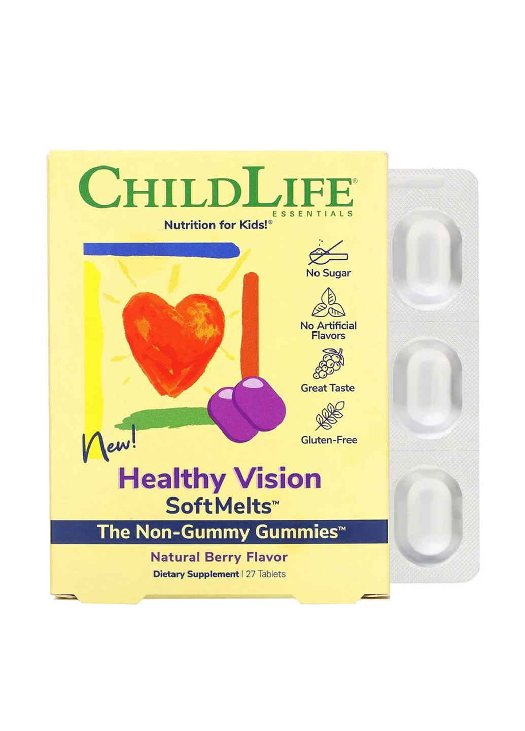 Комплекс Здоровое Зрение (27 конфет) ChildLife (251206397)