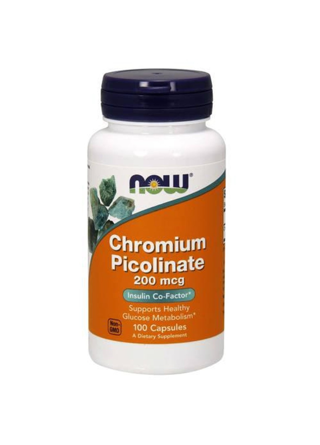 Хром піколінат Chromium Picolinate 200mcg 100veg.caps нау фудс Now Foods (255408812)