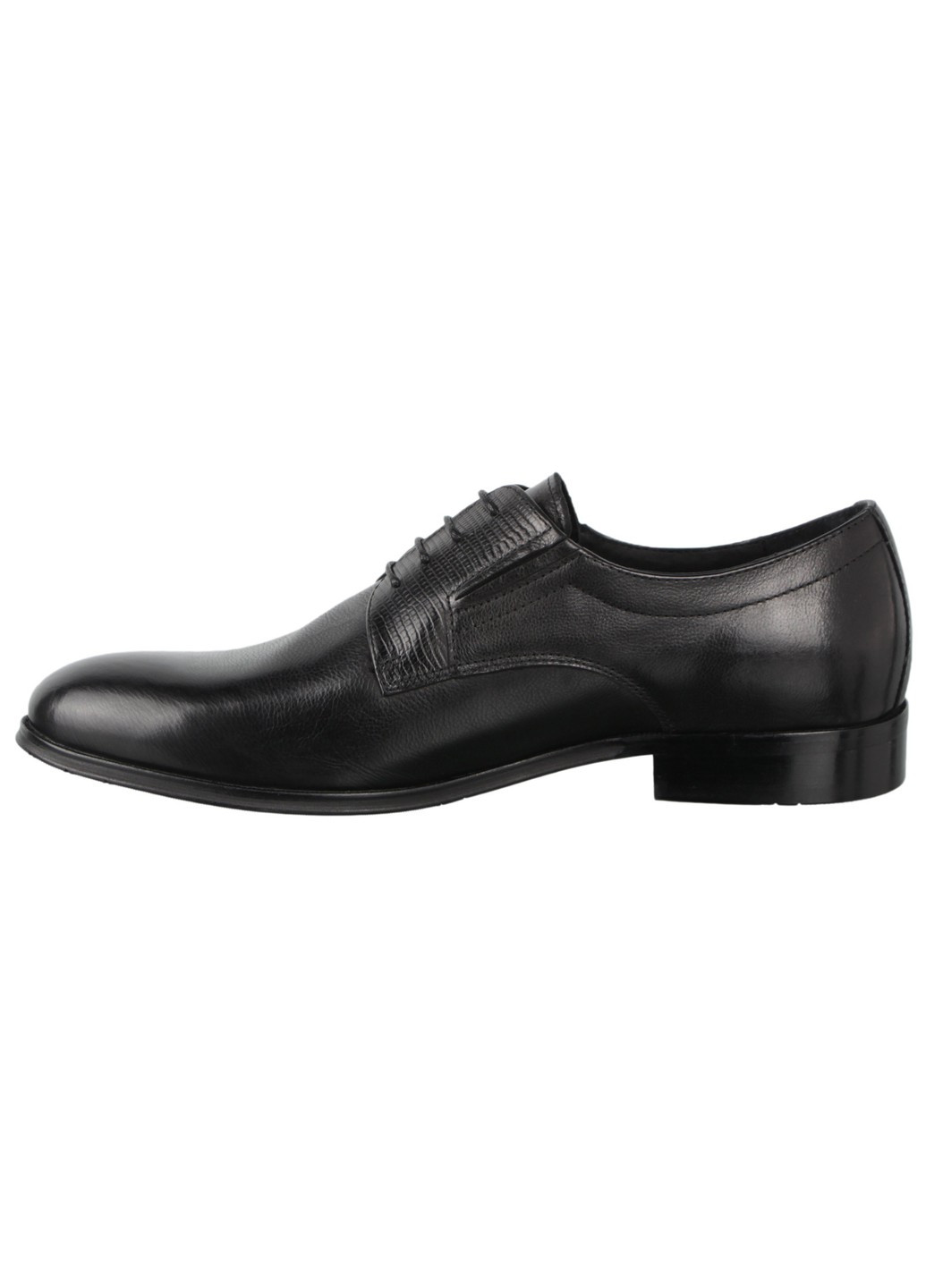 Черные мужские туфли классические 198369 Cosottinni без шнурков