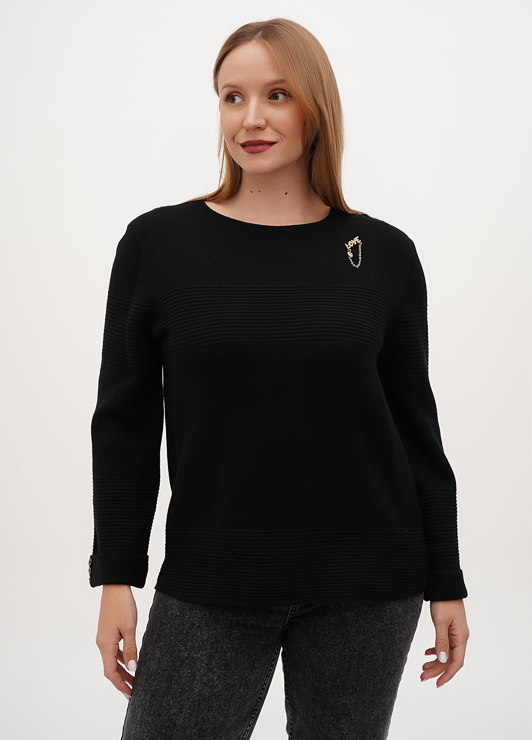 Черный демисезонный джемпер джемпер Minus