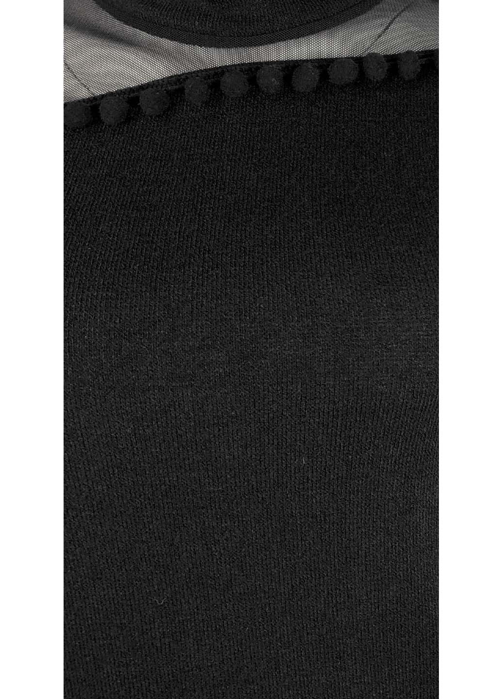 Черный демисезонный свитер Rinascimento