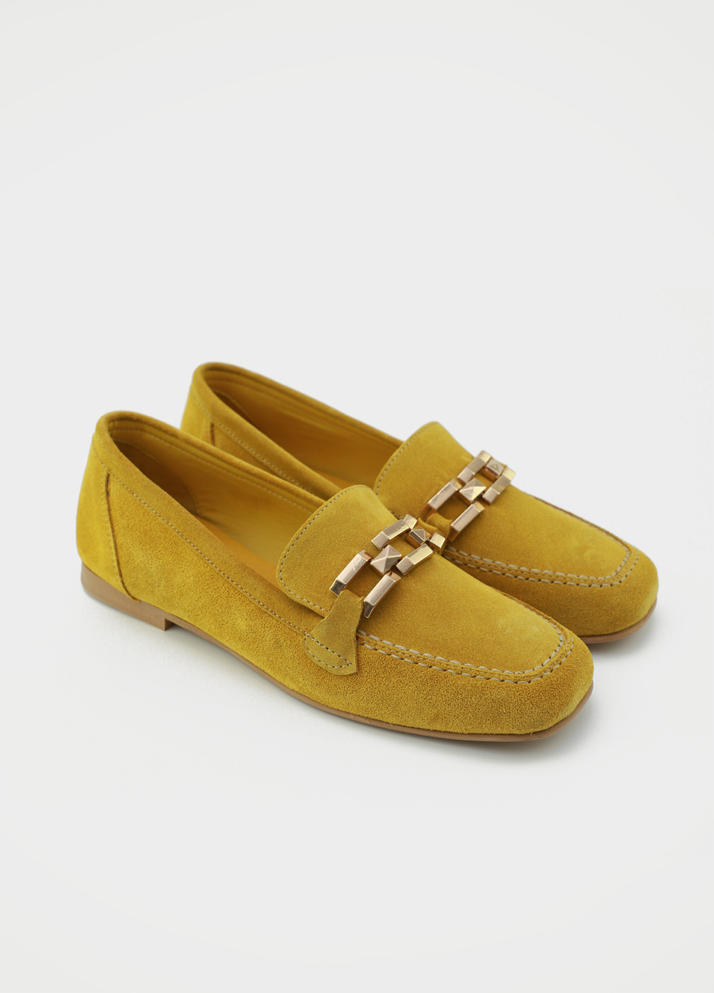 URBAN TRACE Туфли лоферы горчичный з натуральная замша, китай — демисезон (329868612)
