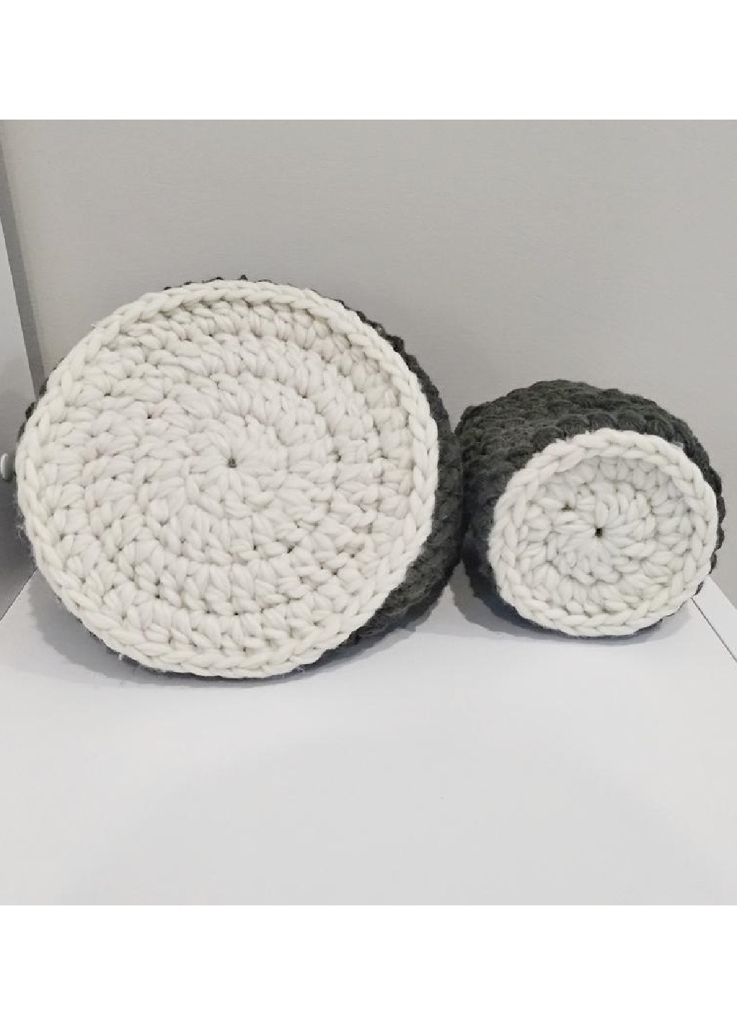 Набор подвесных корзинок органайзеров для мелочей косметики украшений 2 штуки в наборе ручной работы (23593-Нов) Francesco Marconi (251880032)