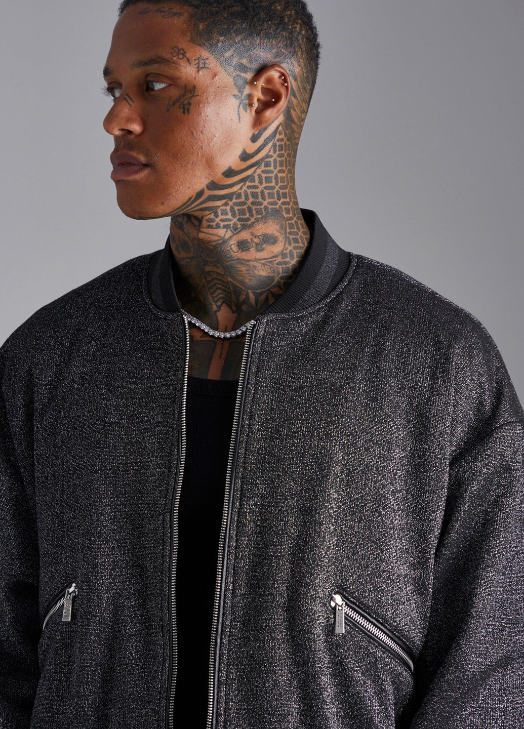 Бомбер Boohoo на молнии (301194486)