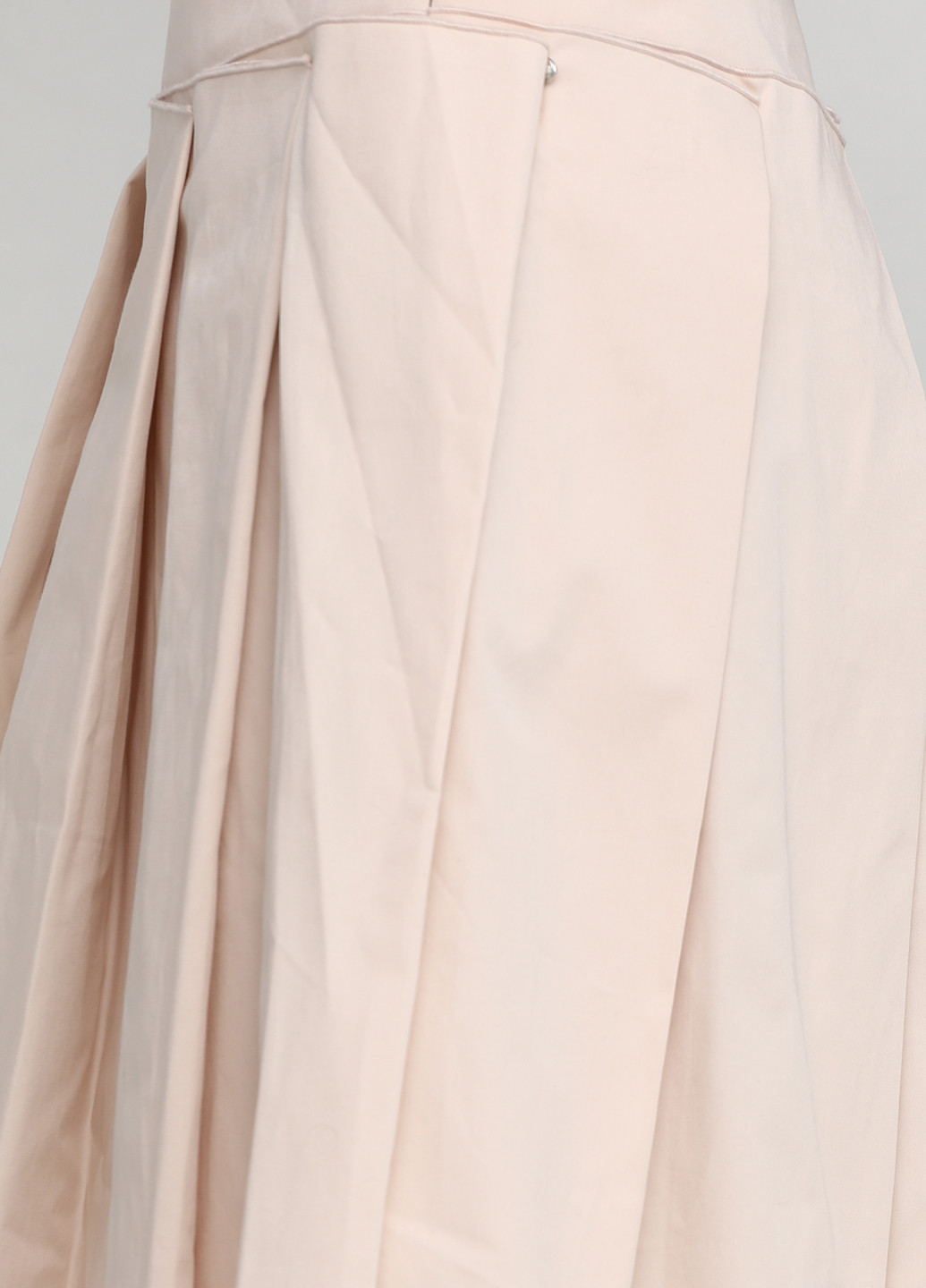 Бледно-розовая кэжуал однотонная юбка Cacharel а-силуэта (трапеция)