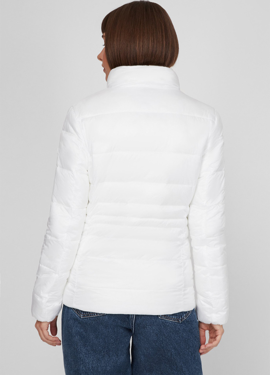 Белая демисезонная куртка Tommy Jeans