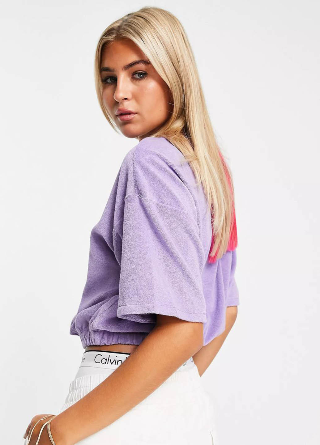 Бузкова літня футболка Calvin Klein
