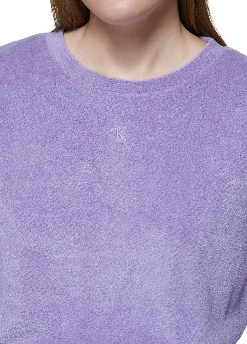 Сиреневая летняя футболка Calvin Klein