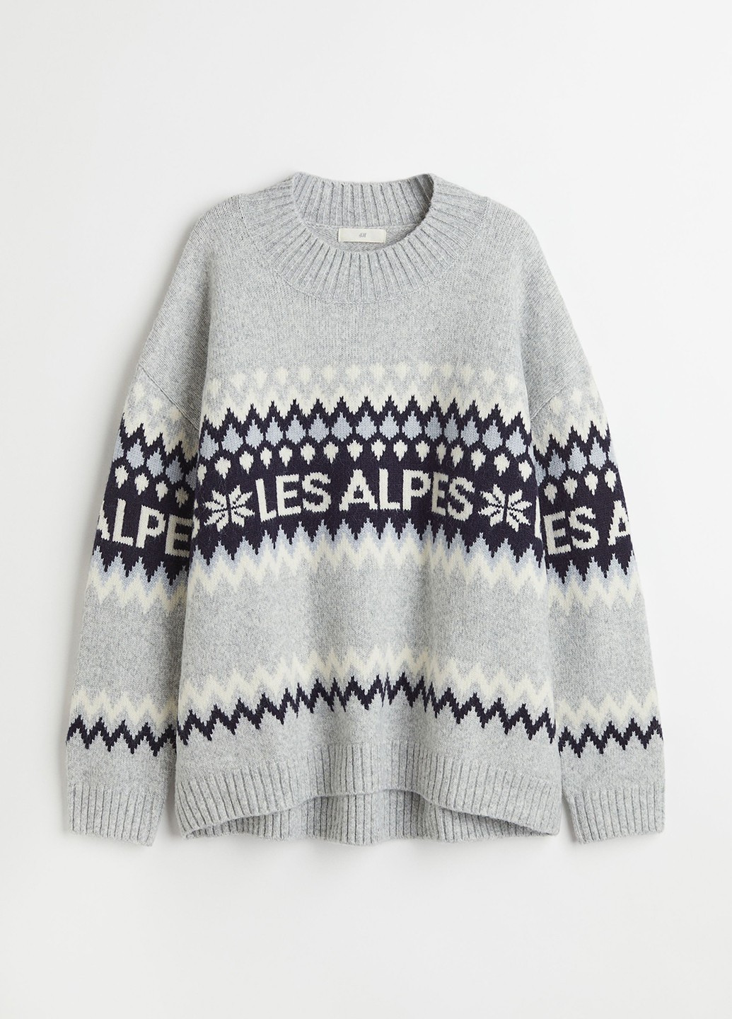 Серый зимний джемпер джемпер H&M