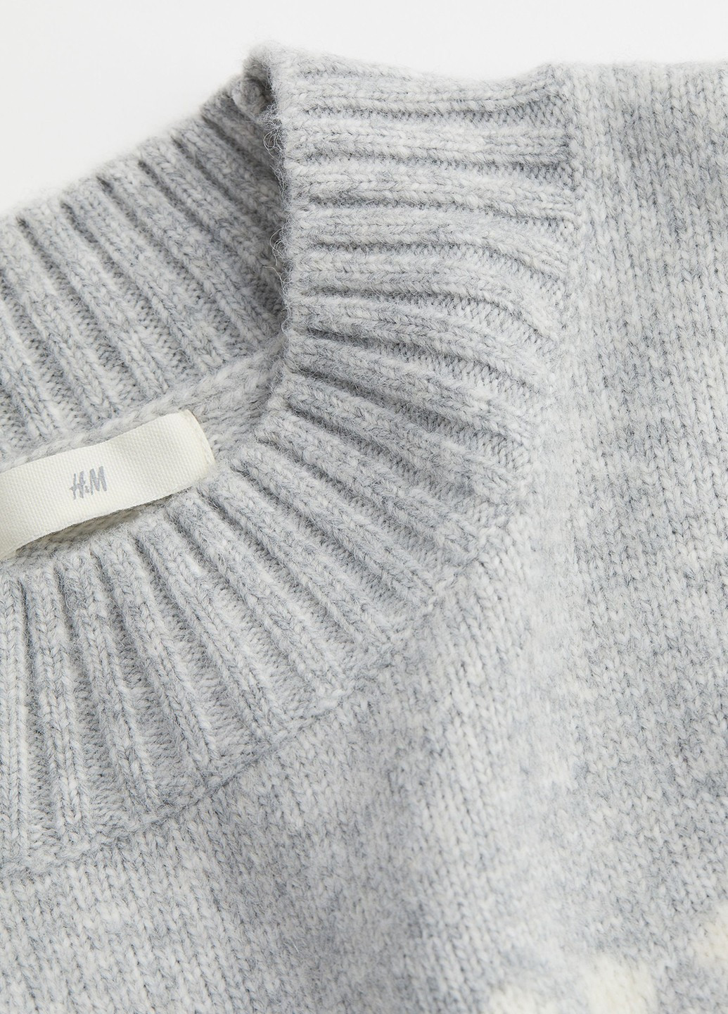 Серый зимний джемпер джемпер H&M