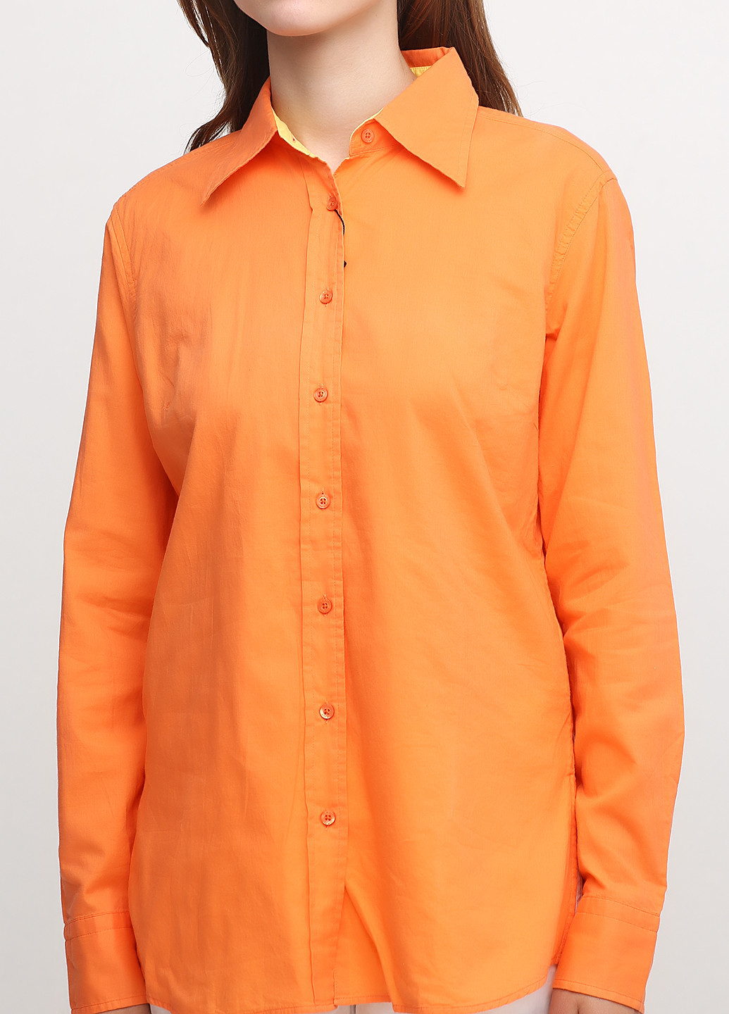 Оранжевая демисезонная блуза Gant