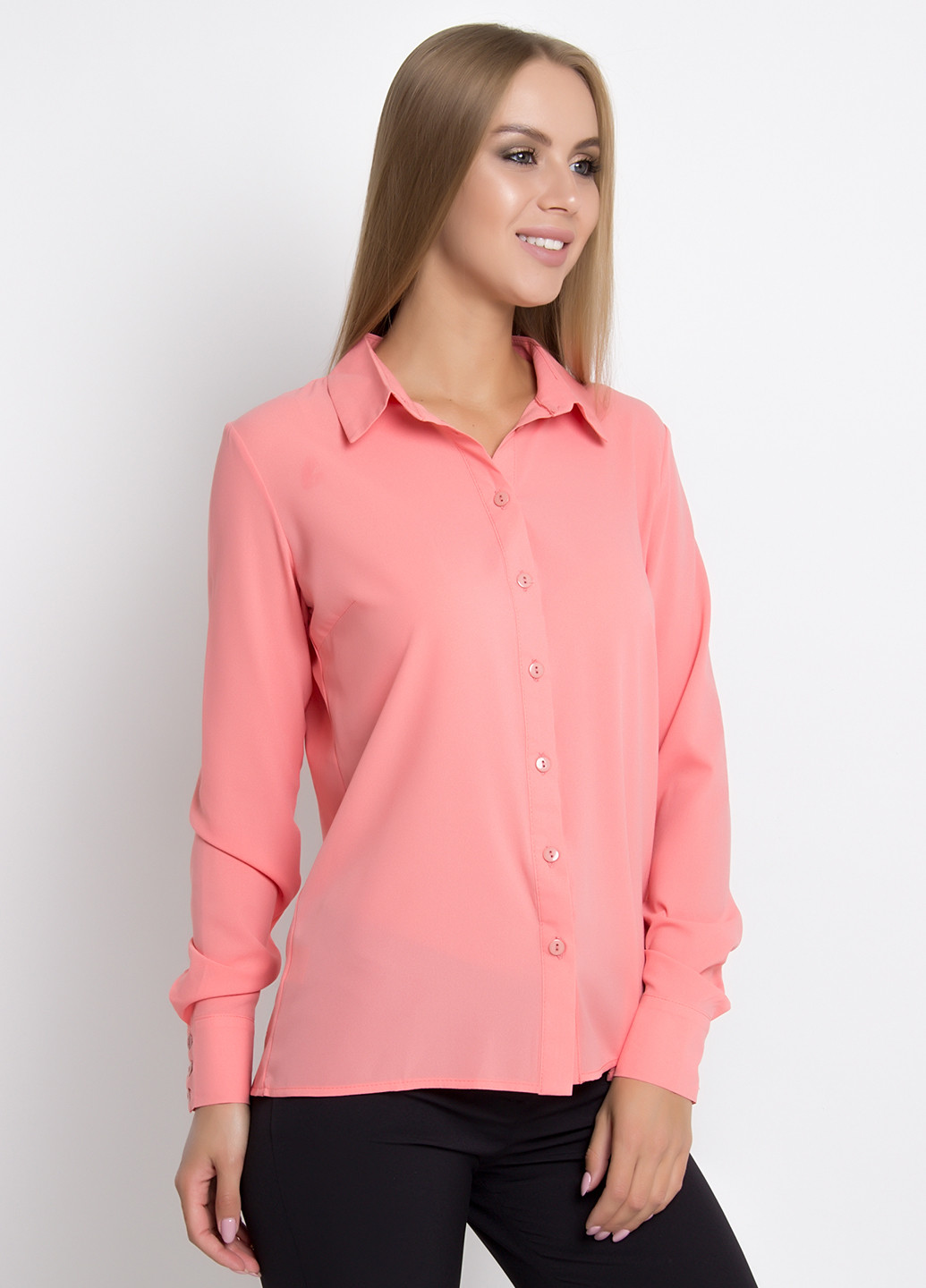 Светло-розовая демисезонная блуза Tales