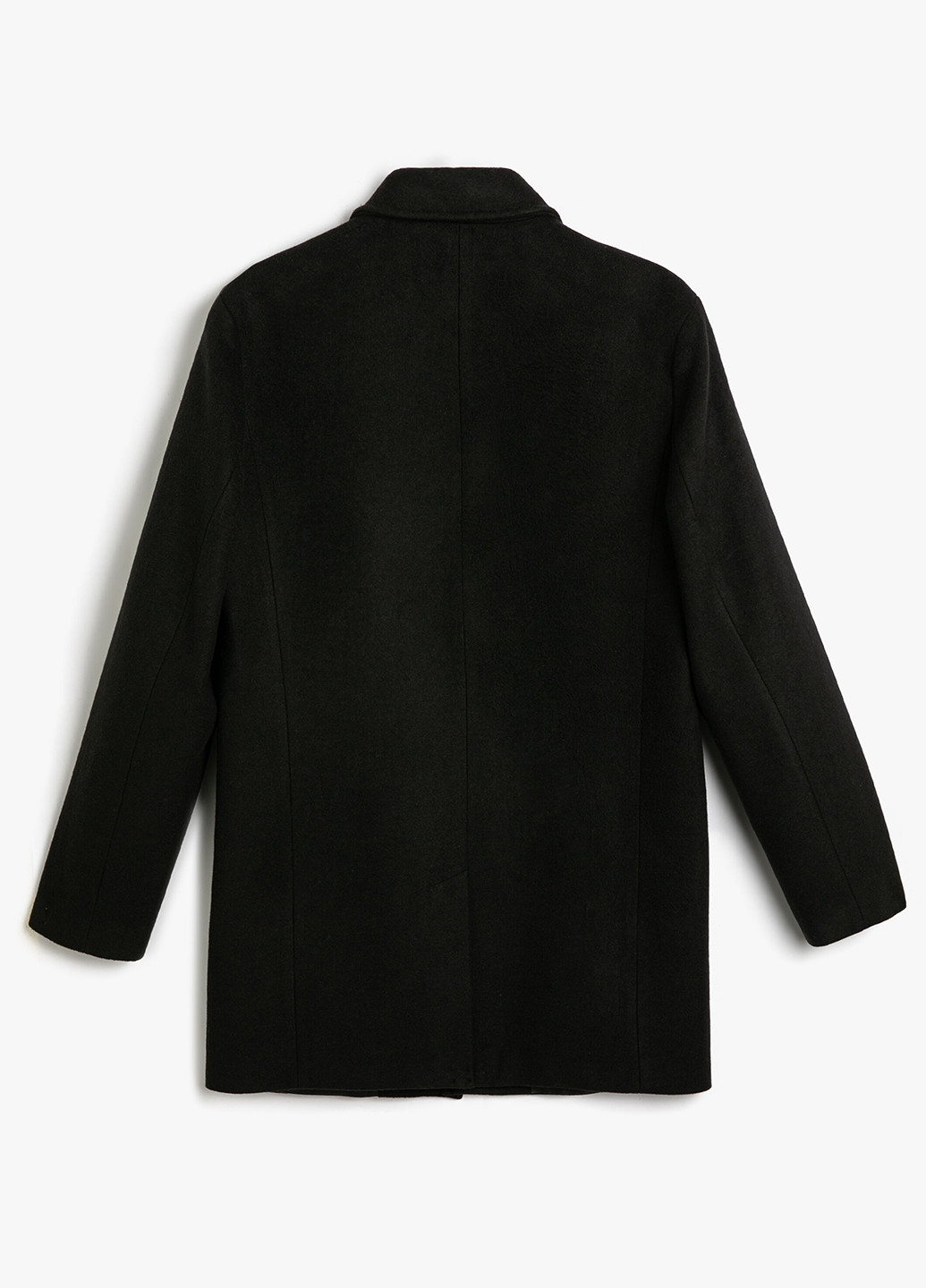 Черное демисезонное Пальто однобортное KOTON