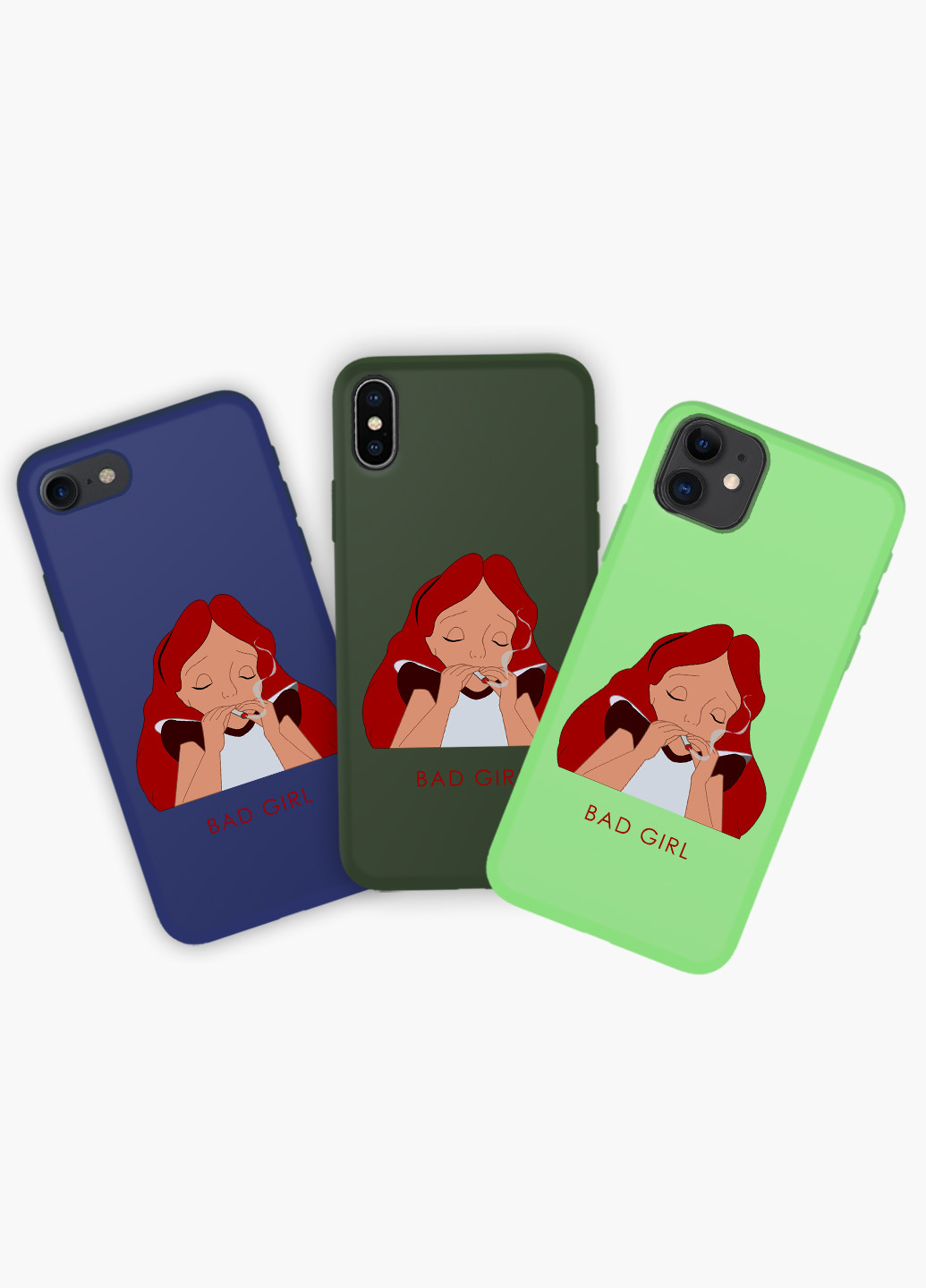 Чехол силиконовый Apple Iphone Xs Алиса Плохая девочка Дисней (Alice in Wonderland Disney) (8938-1441) MobiPrint (219490419)