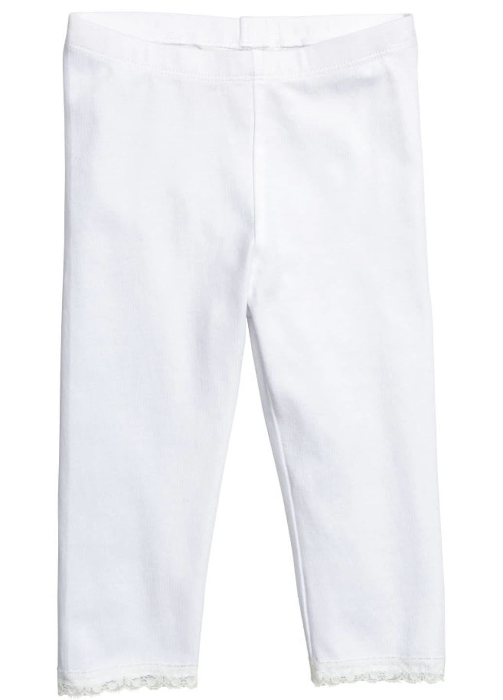 Белые демисезонные леггинсы H&M