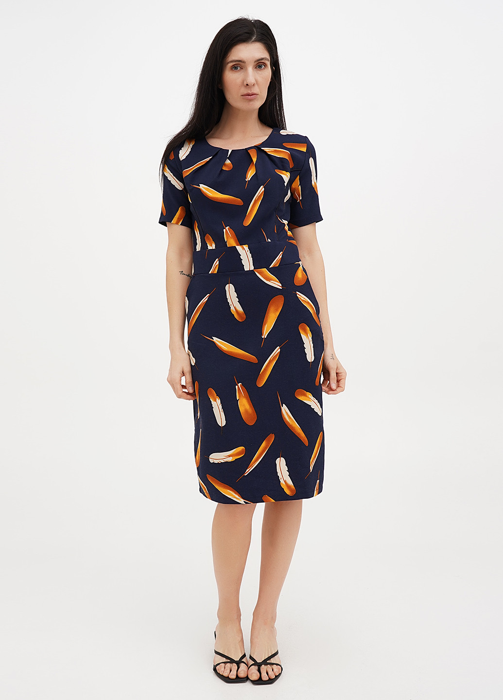 Синя кежуал сукня футляр Imperial з малюнком