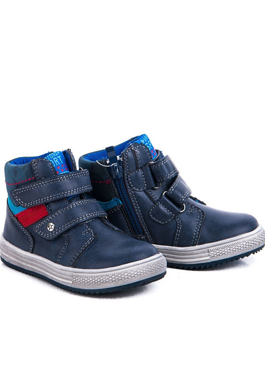 Синие кэжуал осенние демисезонные ботинки m1173-1 27 синий С.Луч