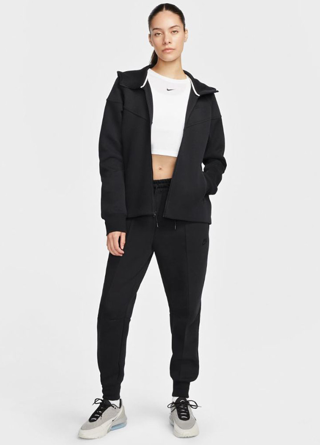 Толстовка FB8338-010 Nike TECH FLEECE WINDRUNNER FULL-ZIP (311981773)