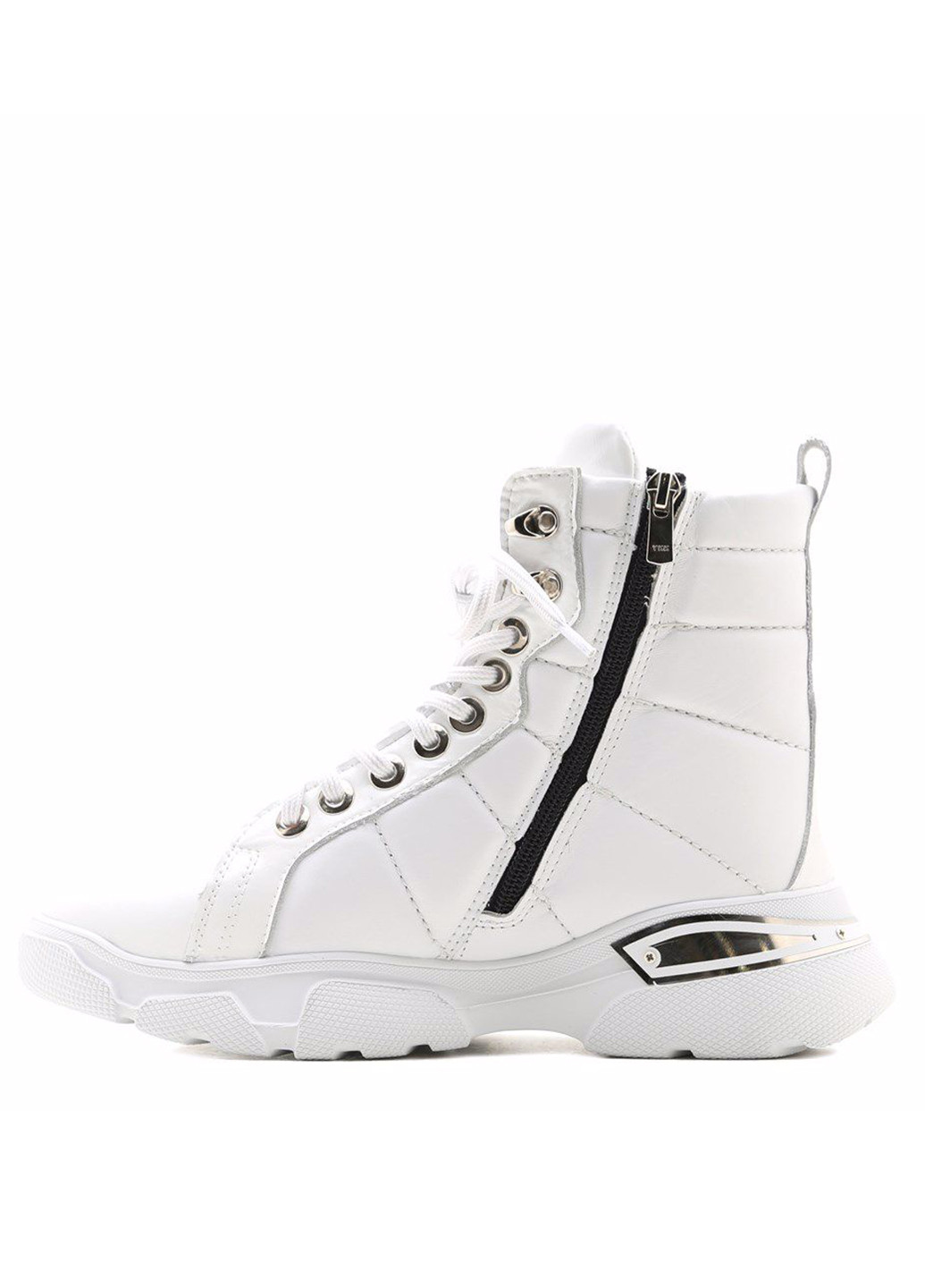 Зимние ботинки Prego со шнуровкой, с аппликацией, с белой подошвой