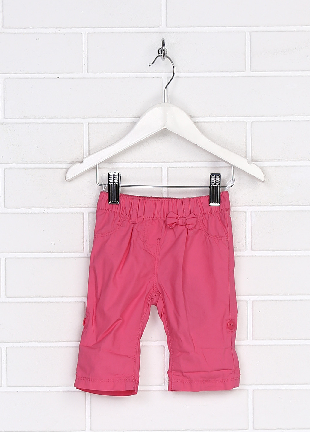 Розовые кэжуал летние прямые брюки C&A