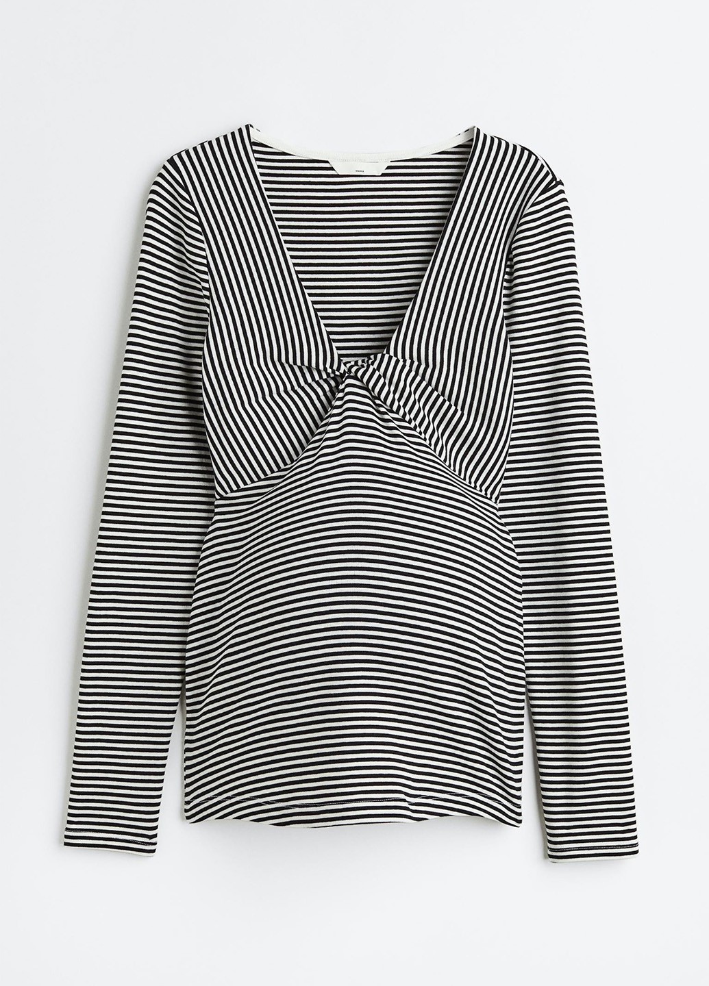 Чорно-білий демісезонний пуловер для вагітних пуловер H&M