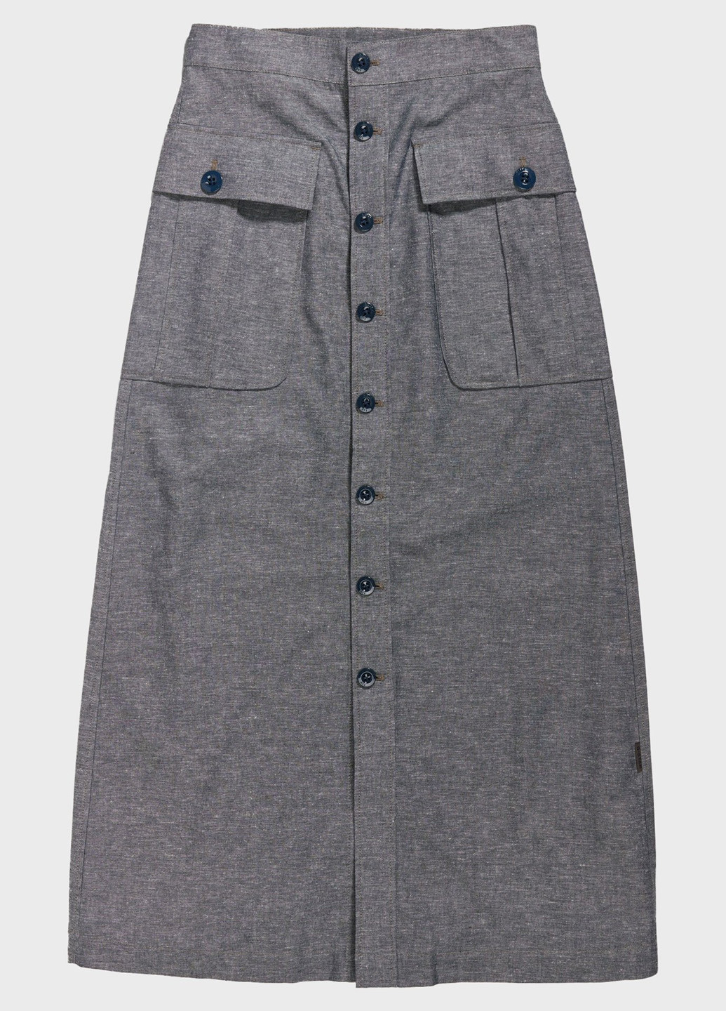 Серая кэжуал меланж юбка G-Star Raw а-силуэта (трапеция)