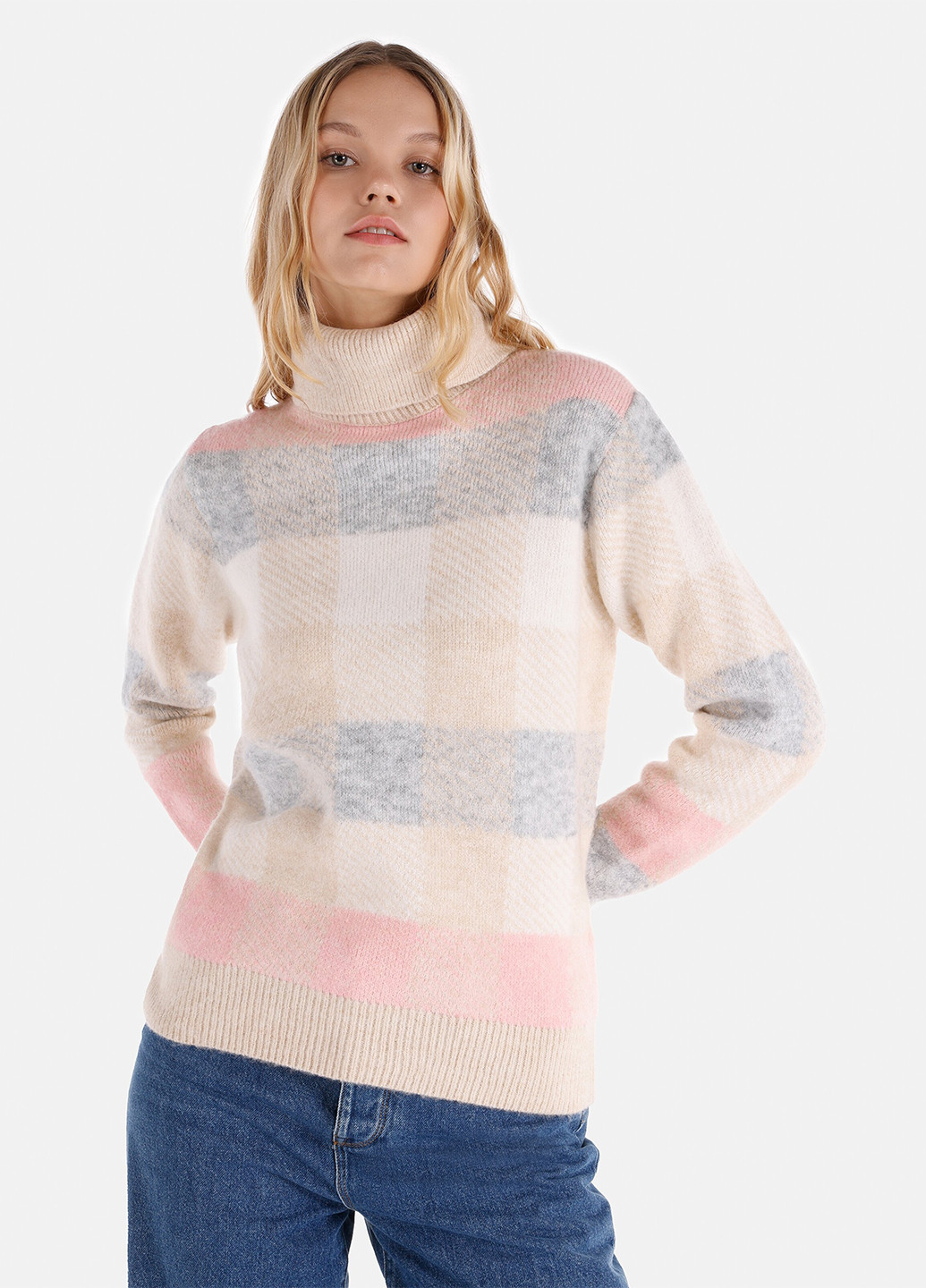 Комбінований зимовий светр Colin's