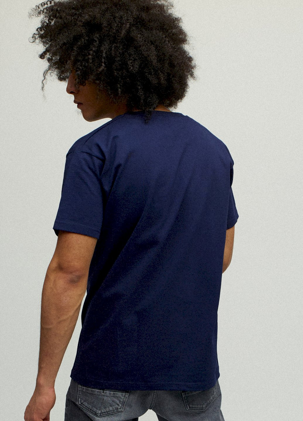 Темно-синя футболка чоловіча YAPPI