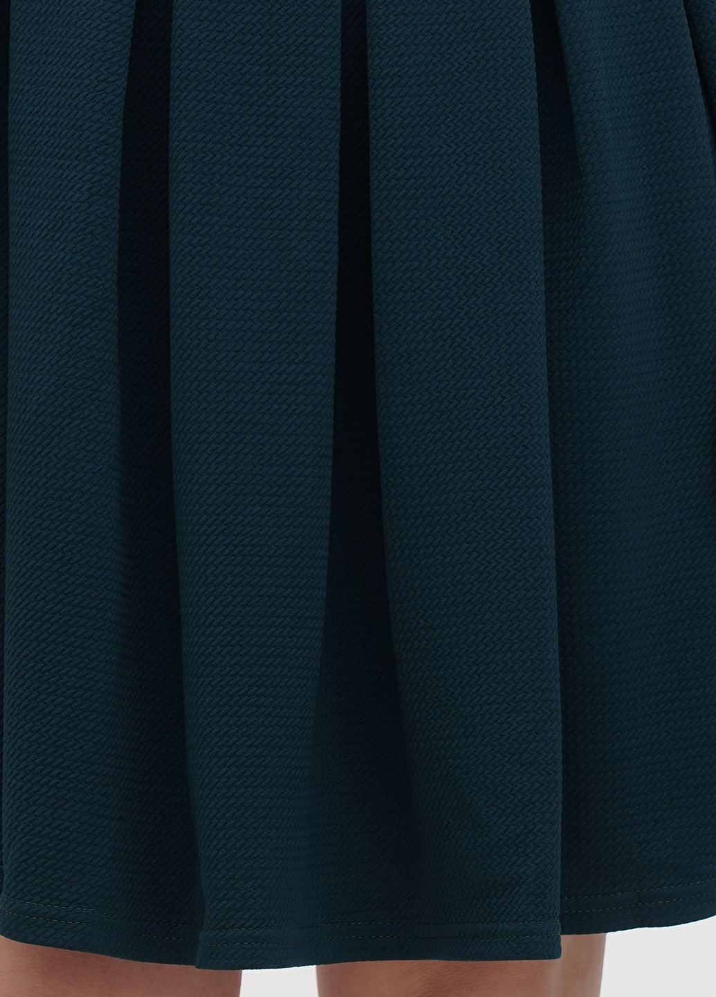 Темно-зеленое кэжуал платье клеш Laura Bettini однотонное