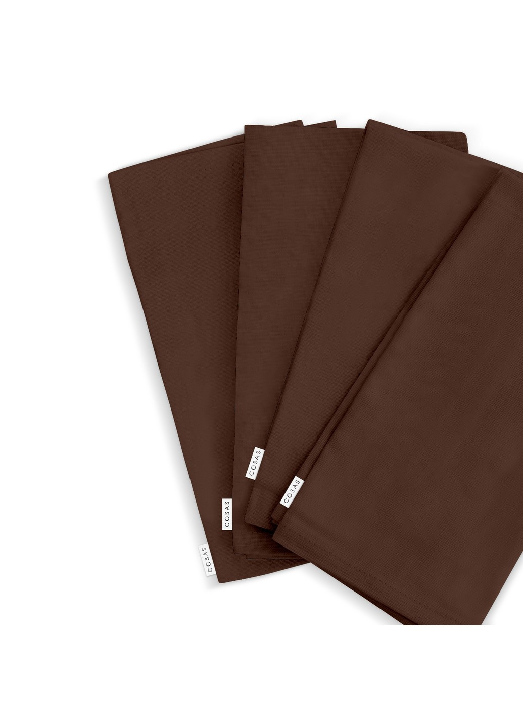 Набір з 4-х серветок 30х30 Satin Chocolate (4822052067130) Cosas (252470970)