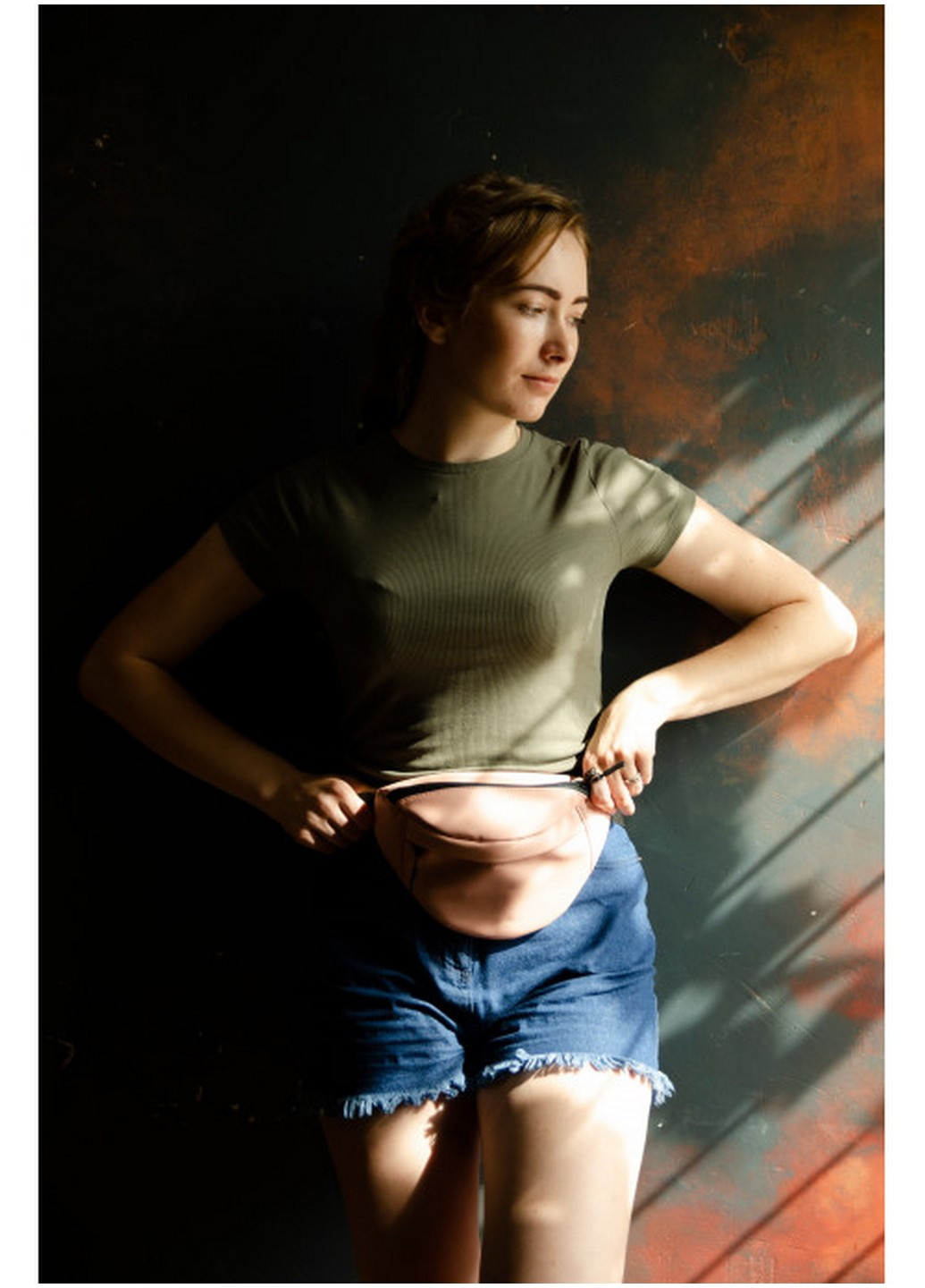 Сумка на пояс (бананка) жіноча 22х12х4 см Sambag (211364524)