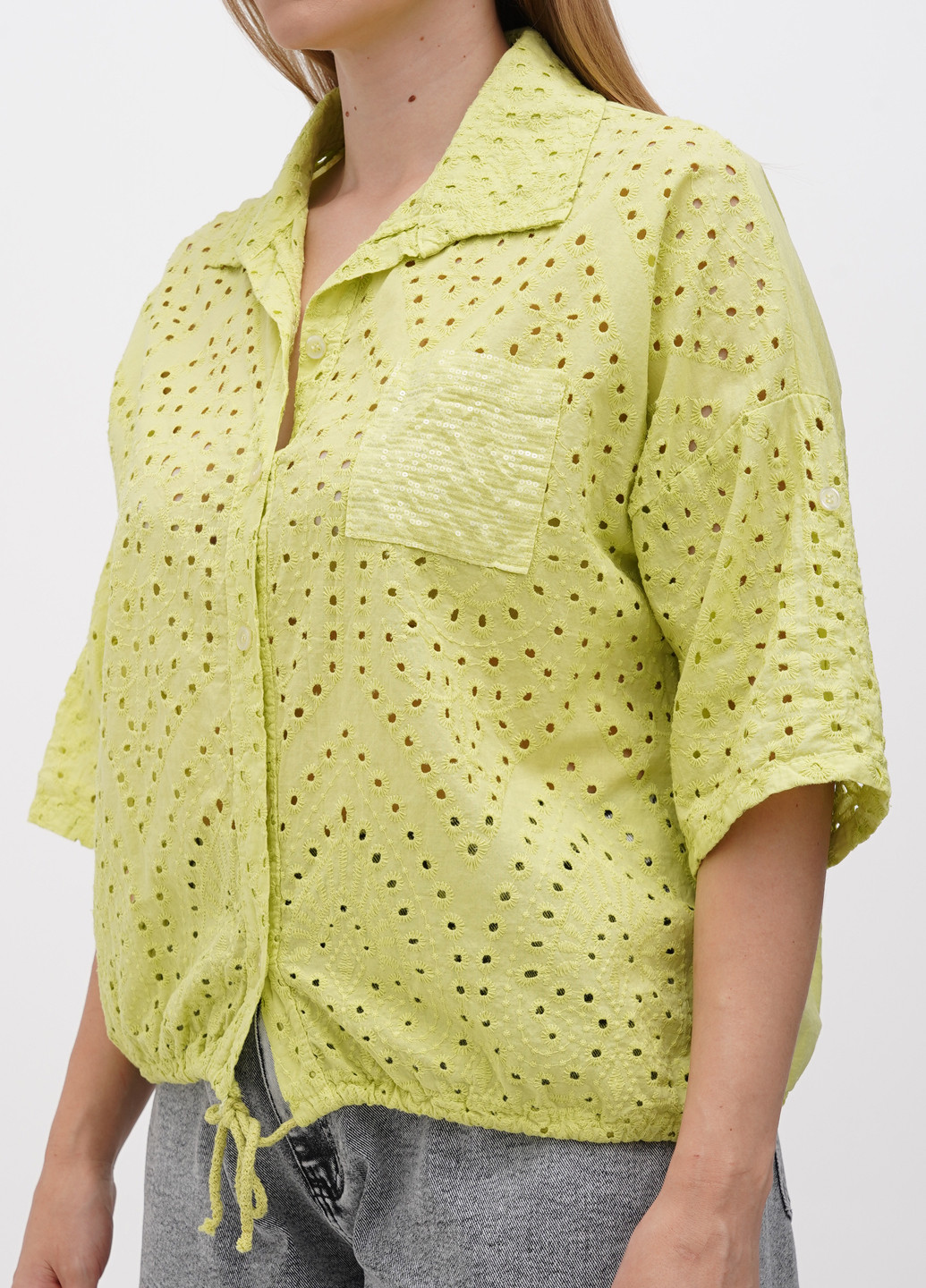 Лайм блуза Rose