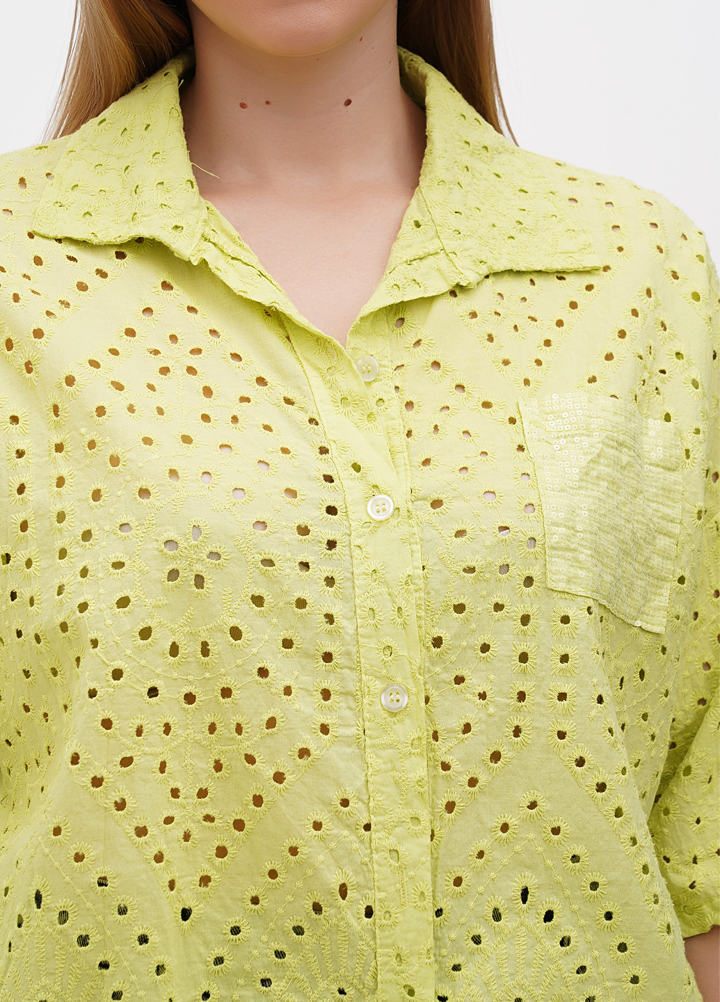 Лайм блуза Rose