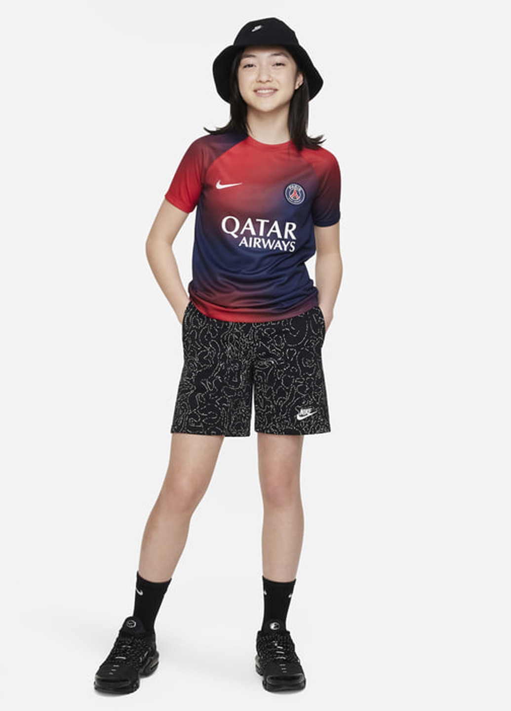 Комбінована літня футболка Nike