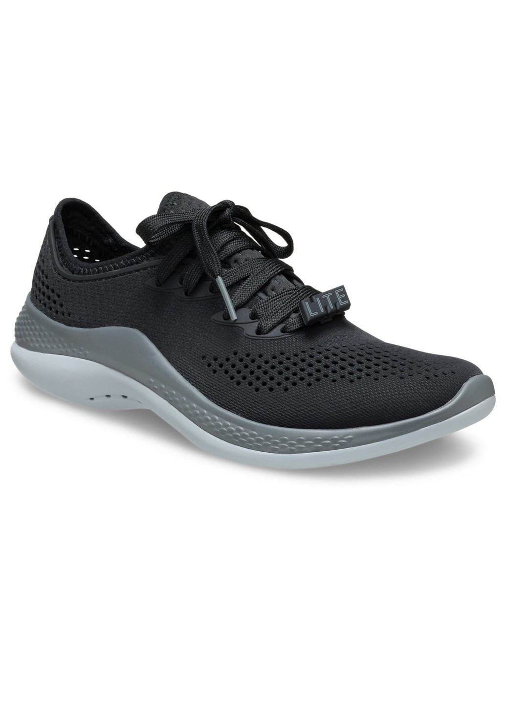 Черные демисезонные кроссовки крокс Crocs LiteRide Pacer 360