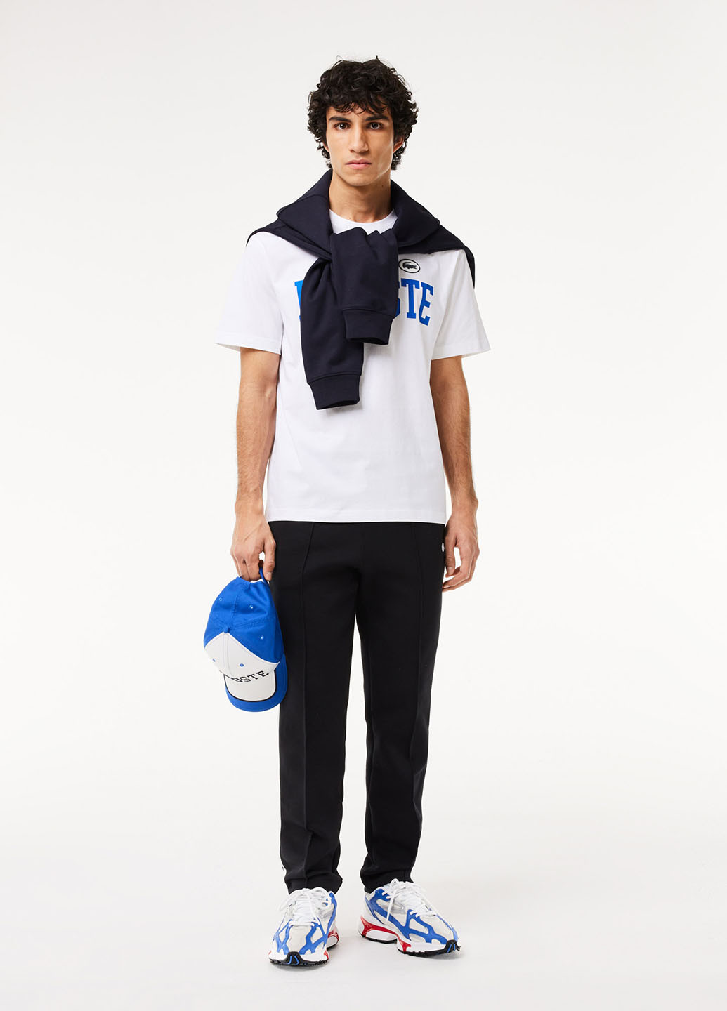 Белая футболка Lacoste