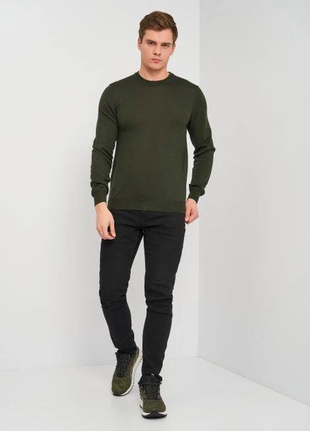 Темно-зелений джемпер,темно-зелений, Casual Friday