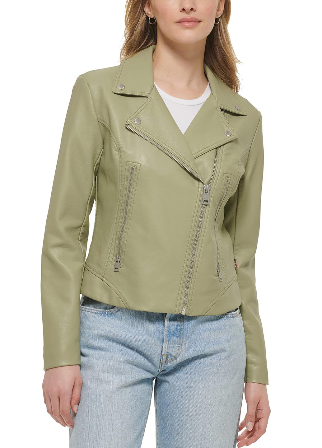 Зелена демісезонна куртка косуха Levi's