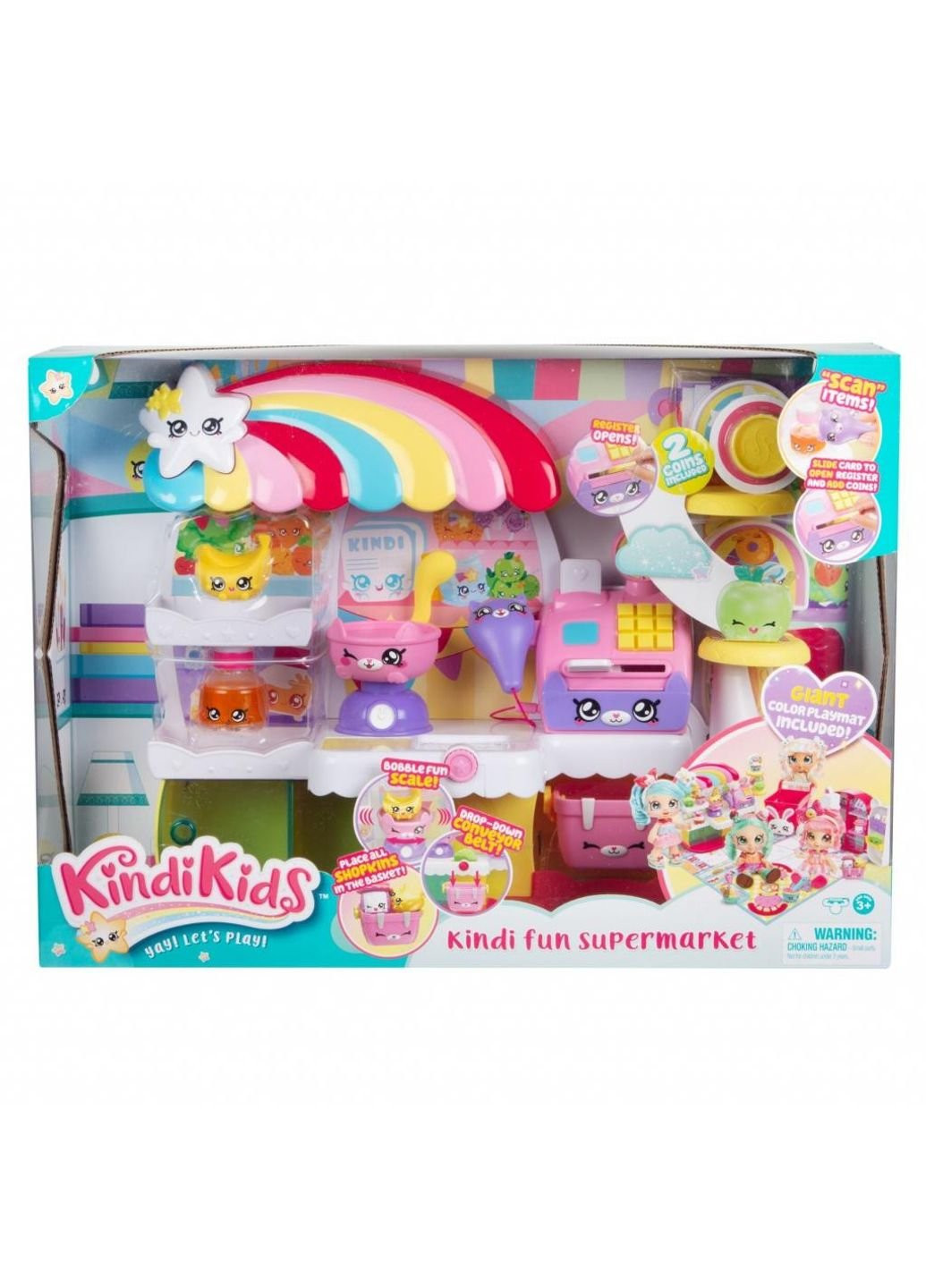 Игровой набор Супермаркет Kindi Fun (50003) Moose (254067834)