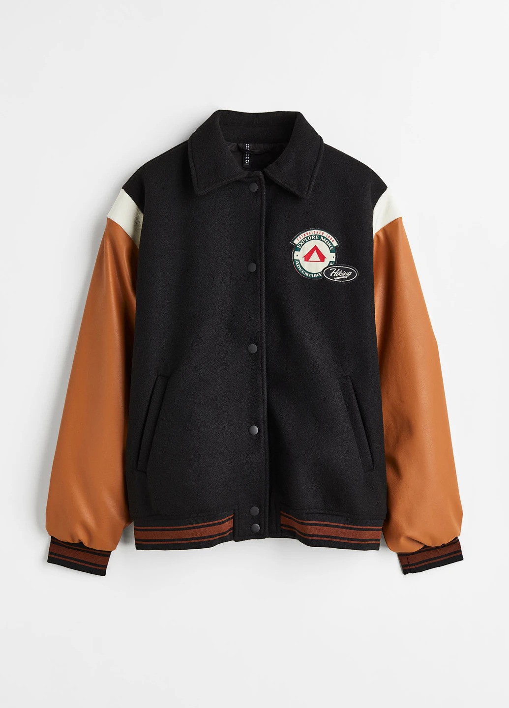 Комбинированная демисезонная куртка H&M