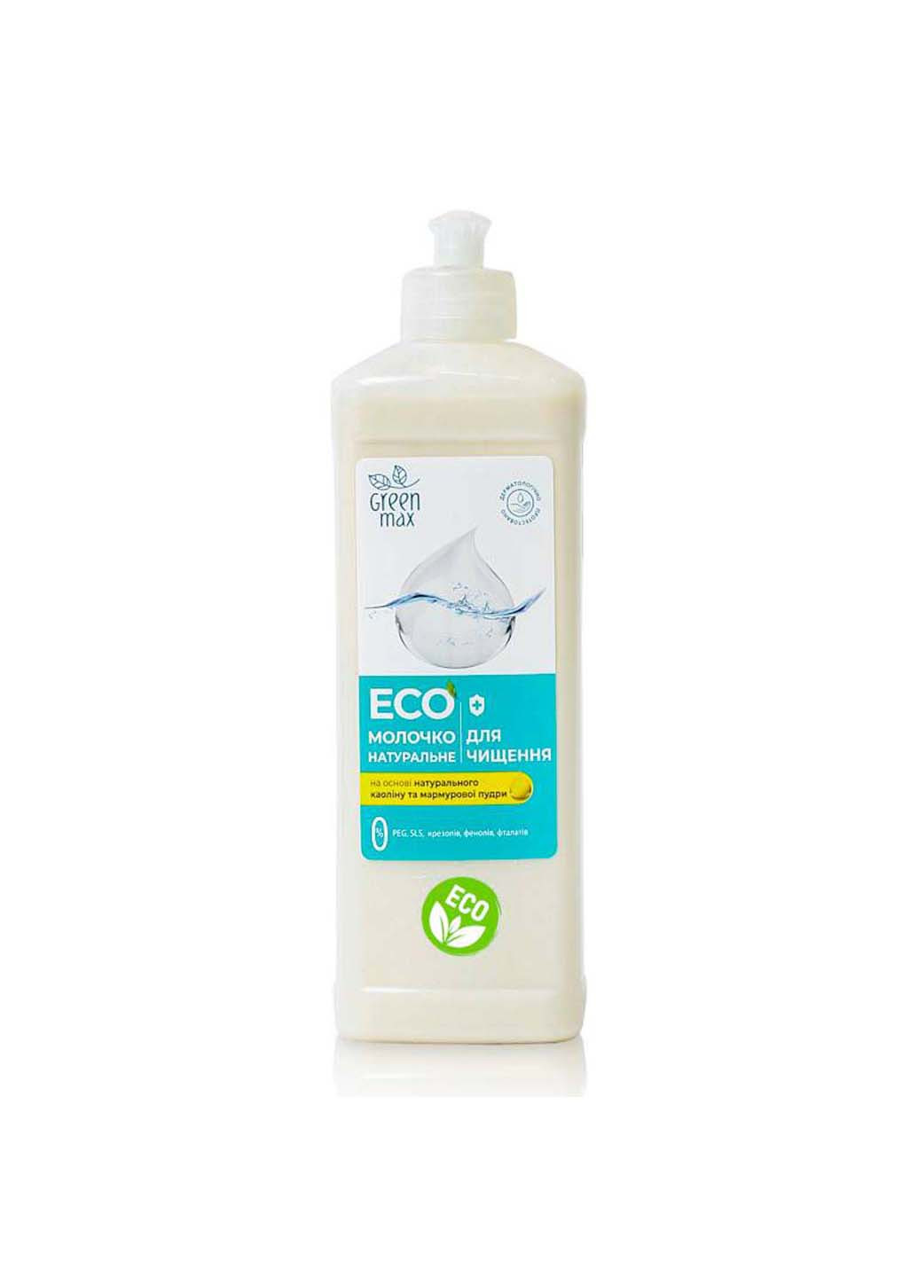 Эко молочко для очистки загрязнений на кухне 500 мл натуральное Green Max (255089054)