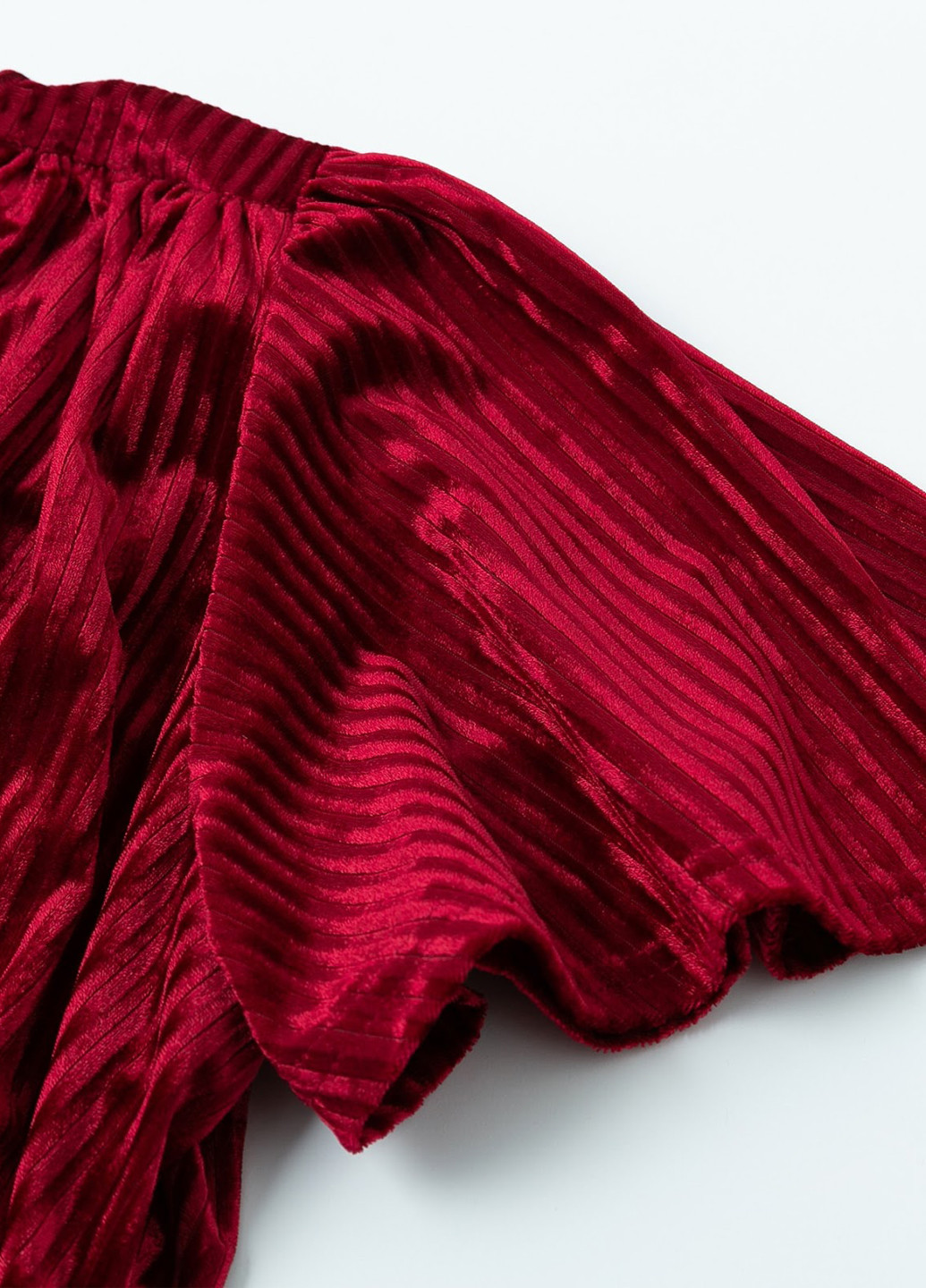 Бордовое кэжуал платье на запах SHEIN однотонное