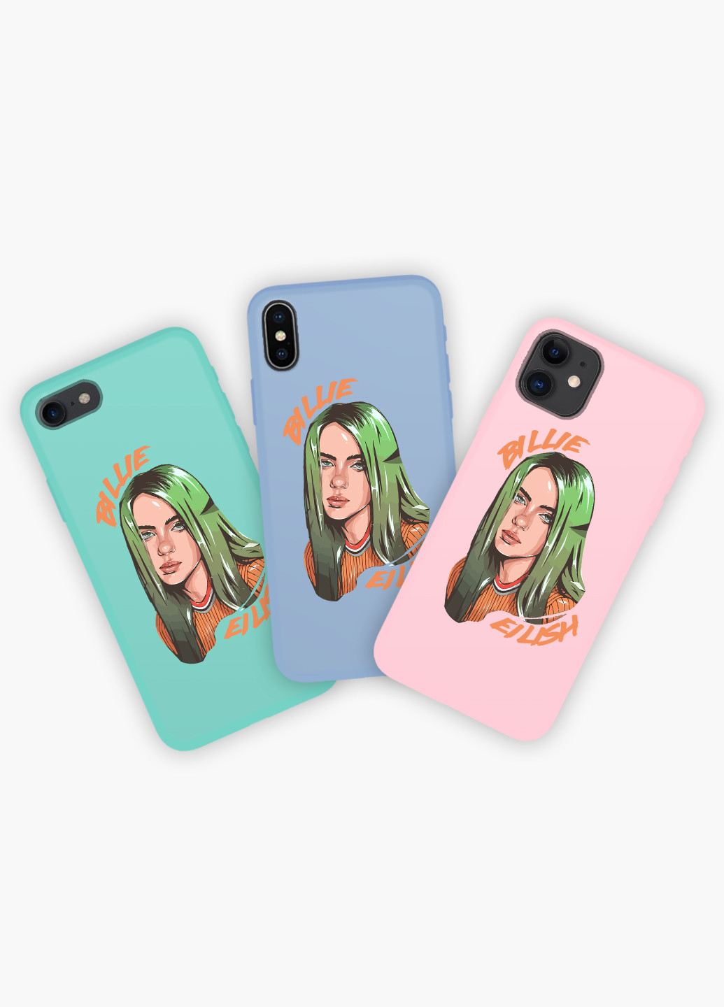 Чохол силіконовий Apple Iphone Xs Біллі Айлиш (Billie Eilish) (8938-1599) MobiPrint (219504950)