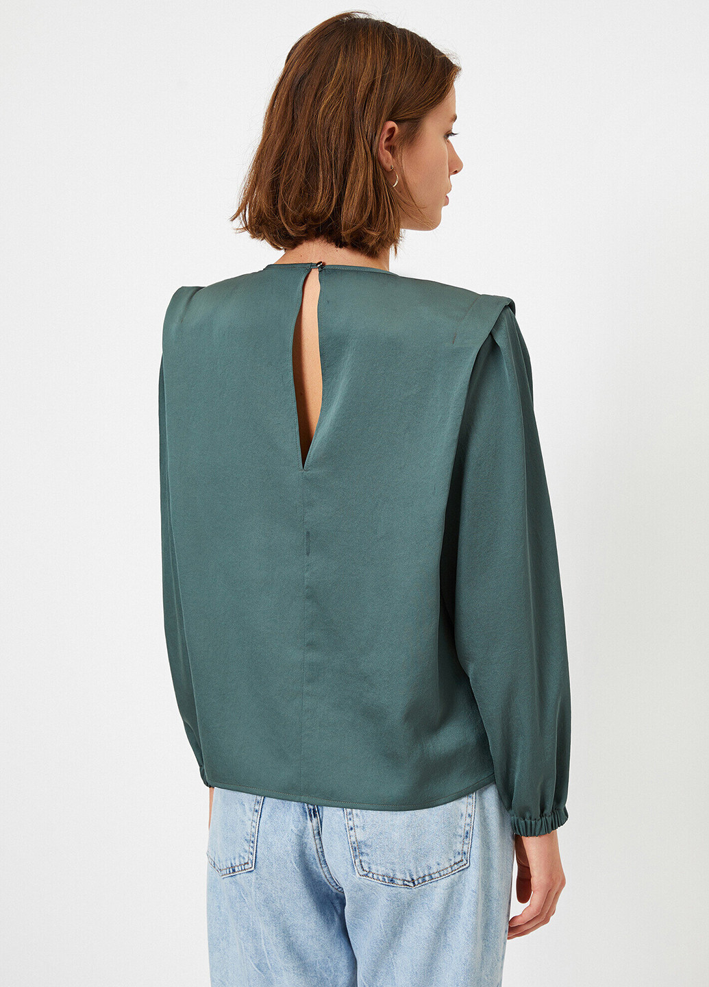 Изумрудная зимняя блуза KOTON