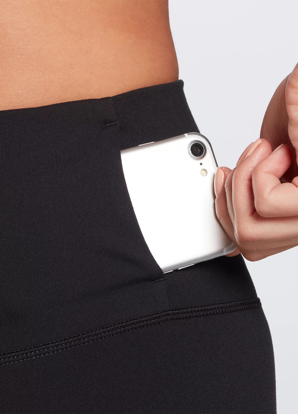 Черные демисезонные леггинсы CALIA